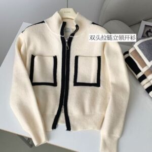 Zipper cardigan