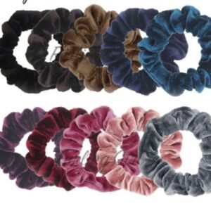Mini velvet scrunchies 10 pc.