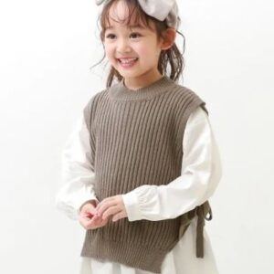 Side tie knit vest