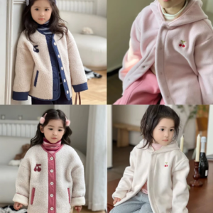 Cherry embroidered jacket