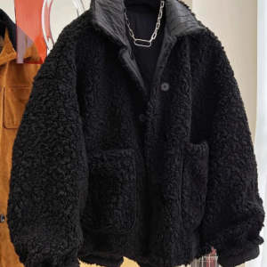 Reversible sherpa jacket