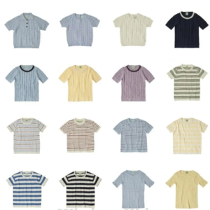 Assorted knit tops