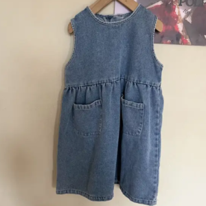 Denim pockets jumper