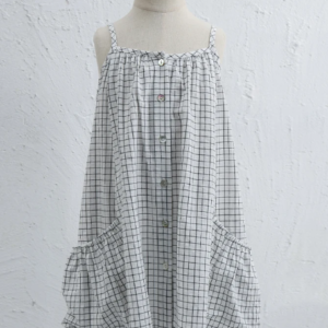 Gingham pockets jumper