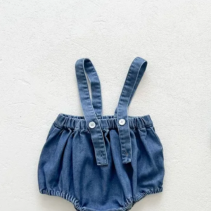 Denim suspender bloomers