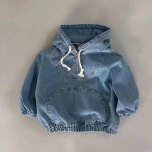 Denim hoodie