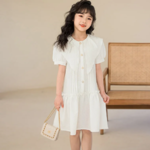 Oversized collar dress