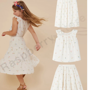 Embroidered cherries collection