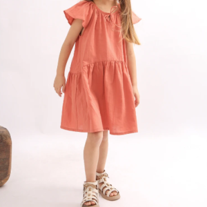 Flutter sleeve dress