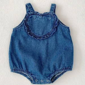 Denim romper