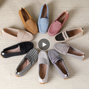 Knit loafers