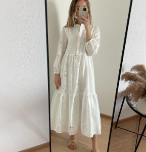 Eyelet dress