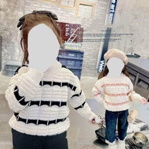 Texture stripe sweater