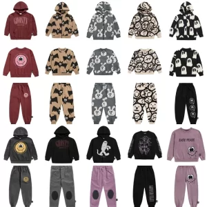 Assorted sweatshirts/sweatpants