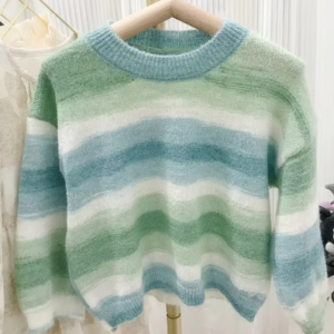 Wave stripe sweater