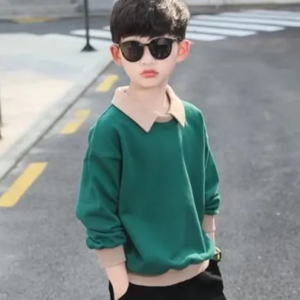 Sweatshirt with collar