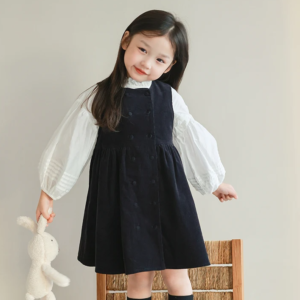 Velvet double breasted jumper