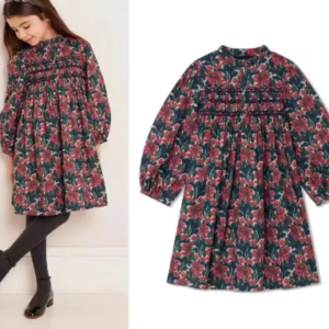 Floral smocked dress