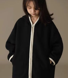 Contrast trim jacket