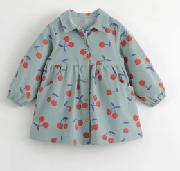 Cherry print dress