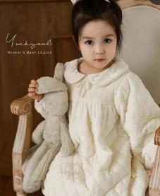 Velvet quilted dress