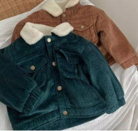 Corduroy pocket jacket
