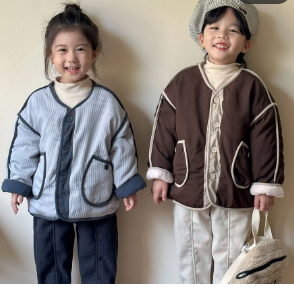 Contrast trim jacket