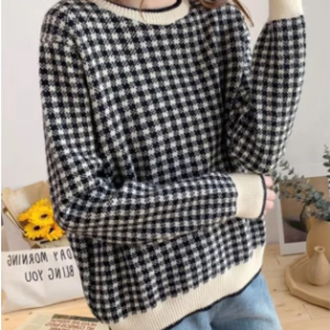 Houndstooth sweater