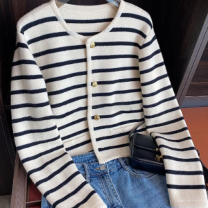 Stripe cardigan