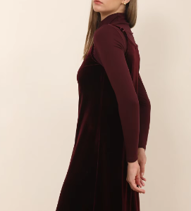 Velour jumper/cardigan