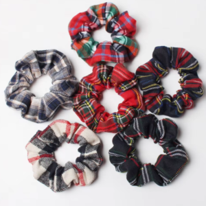 Plaid scrunchie 2 pc