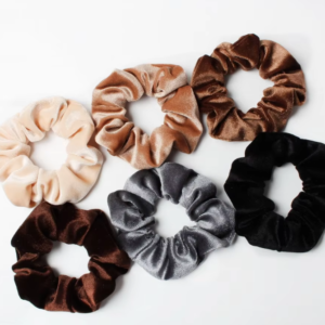 Velvet scrunchie 6 pc.