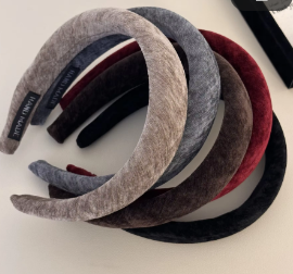Velvet headband