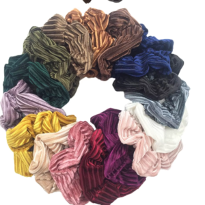 Velvet scrunchie
