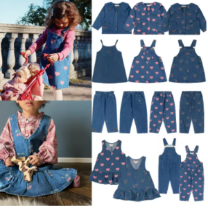 Denim heart collection