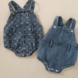 Denim romper