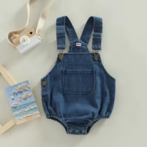 Denim romper