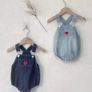 Denim romper