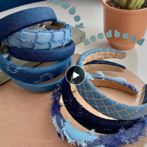 Denim headbands