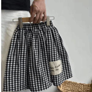 Gingham skirt