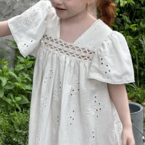 Eyelet dress
