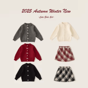 Bow sweaters/plaid skirts
