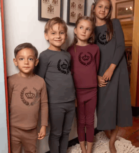 Crown pajamas