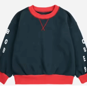 Contrast trim sweatshirt