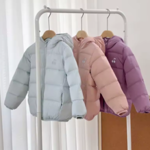 Cherry puffer jacket