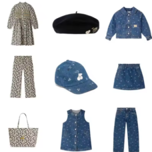 Denim cherry collection