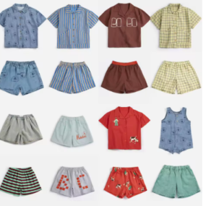 Assorted shirts/shorts
