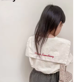 Sailor collar shirt