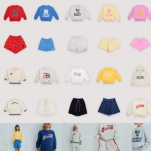 Assorted sweatshirts/shorts