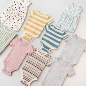 Assorted knit rompers